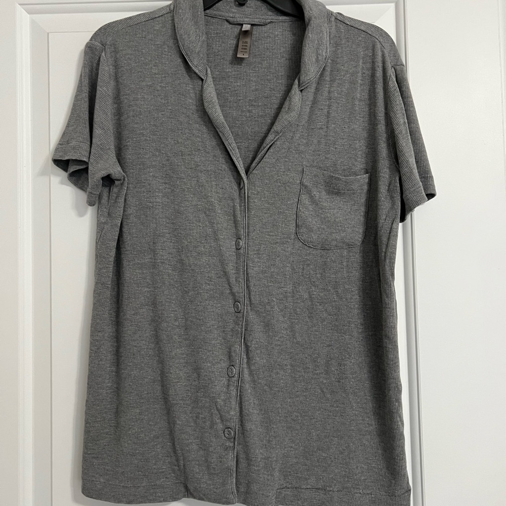 SKIMS Women’s Soft Pajama Button-Up Shirt